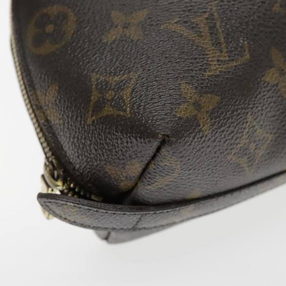 LOUIS VUITTON Monogram Trousse Demi Ronde Cosmetic Pouch M47520 LV Auth 94325 - Picture 7 of 16